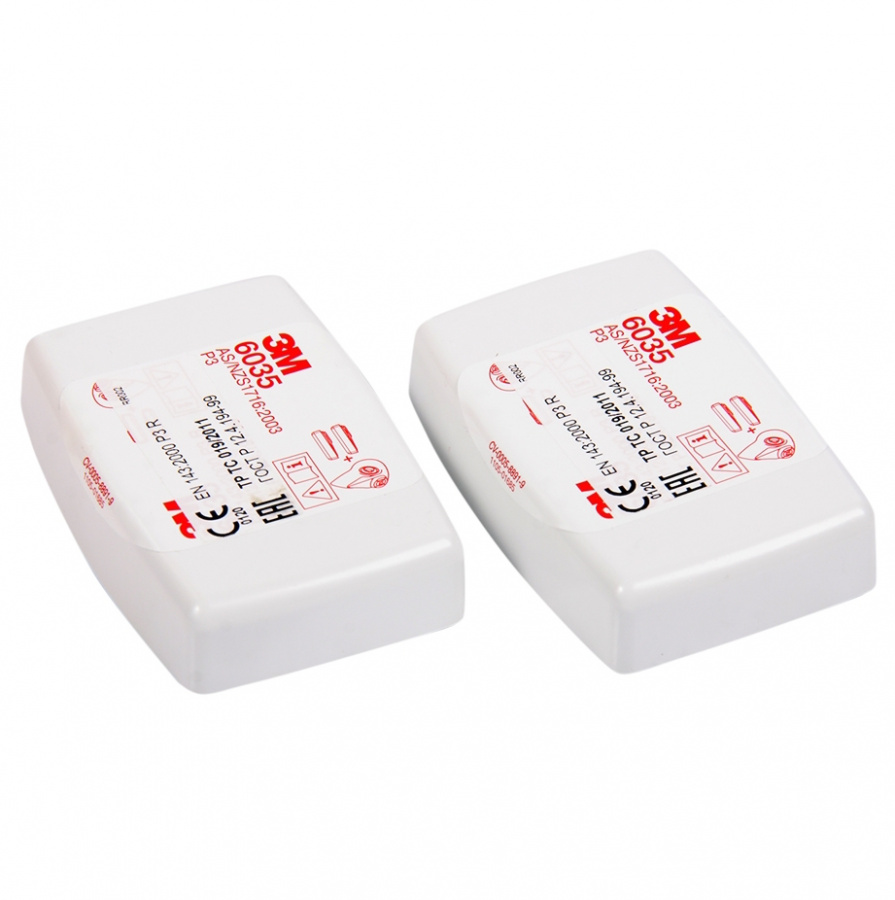 Фильтр 3М™ 6035 (Р3) противоаэрозольный, высокоэффективный (2шт)