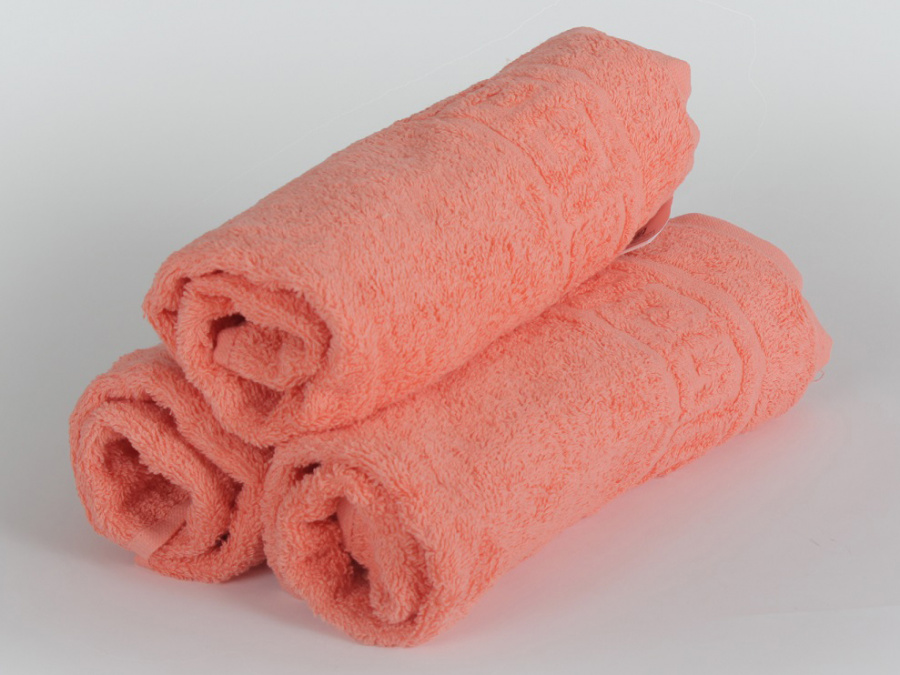Полотенце махровое 430 гр. (70х140), коралловый