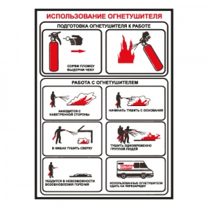 T301 Использование огнетушителя