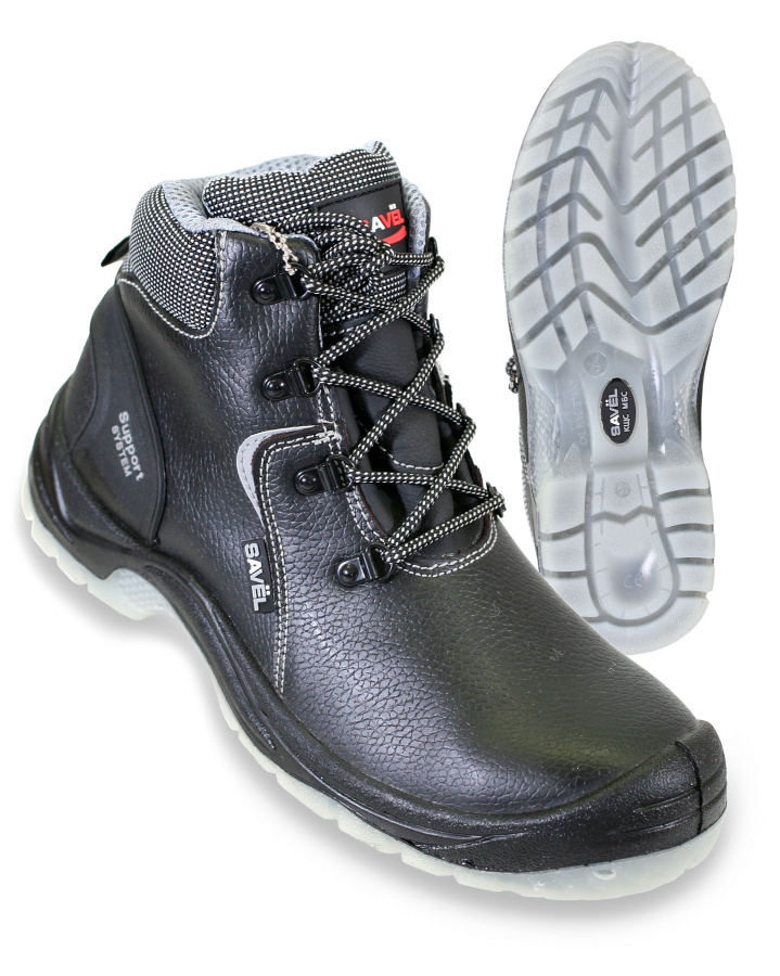 Ботинки "Protection/ю", кожа, ПКП, ПУ-ТПУ (02891)