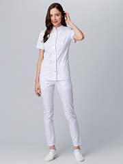 Костюм женский Модерн-003 (тк.Спандекс,175) MedLine, белый