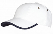 Бейсболка Unit Trendy, белый/т.синий