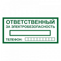 T322 ОТВЕТСТВЕННЫЙ ЗА ЭЛЕКТРОБЕЗОПАСНОСТЬ