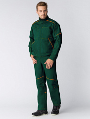 Костюм Престиж NEW (тк.Смесовая,240) п/к, т.зеленый