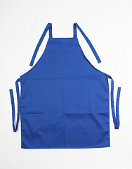 Фартук с грудкой (тк.Смесовая,240), васильковый