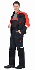 Костюм "СИРИУС-ФАВОРИТ-МЕГА" куртка, полукомбинезон, 100% х/б, пл. 320 г/кв.м
